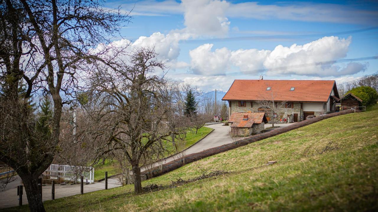 Hotel Le Bonheur dans le Pré Lucinges Exterior foto