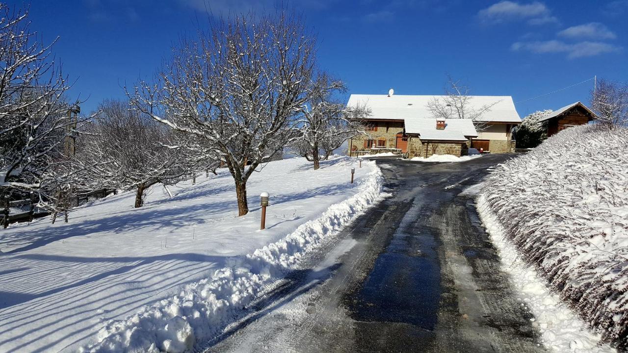 Hotel Le Bonheur dans le Pré Lucinges Exterior foto